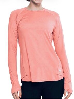 Coolibar NWT UPF 50 Long Sleeve  Performance Sun Shirt XS Travel Resort Beach